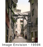 #19594 Photo Of People On The Street In Rijeka Fiume Croatia