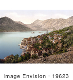 #19623 Photo Of The Islands At Perast On The Bay Of Kotor Montenegro Dalmatia