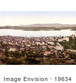 #19634 Photo Of The Historic City Of Sibenik Or Sebenico On The Krka River In Croatia