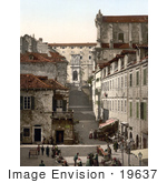 #19637 Photo Of The Jesuit Church And Military Hospital In Dubrovnik Ragusa Croatia