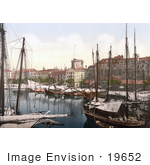 #19652 Photo Of Ships Near Diocletian’S Palace In Split Spalato Croatia