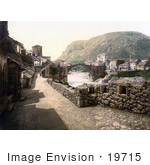 #19715 Photo Of The Stari Most Bridge On The Neretva River In Mostar Herzegowina