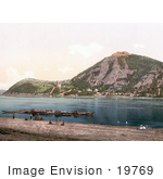 #19769 Photo Of The Solomon Tower Of The Lower Castle And The Upper Castle On The Hill In Visegrad Hungary