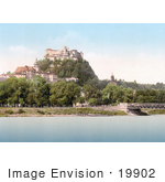 #19902 Stock Picture Of Fortress Hohensalzburg In Salzburg Austria