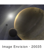 #20035 Stock Photography Of A Hypothetical Star System