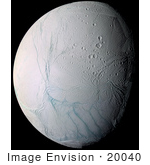 #20040 Stock Photography Of Enceladus Saturn’S Moon
