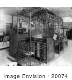 #20074 Stock Photography: Old Fashioned Elevator Car in 1896 by JVPD