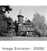 #20092 Stock Photo: Historical Queen Anne House Before Remodeling, Wilderstein by JVPD