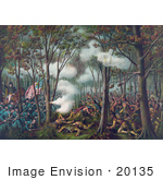 #20135 Stock Photography: The Battle Of Tippecanoe Tecumseh’S War 1811
