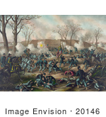 #20146 The Capture Of Confederate General Simon Bolivar Buckner During The Battle Of Fort Donelson
