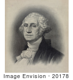 #20178 Stock Photo Of American President George Washington