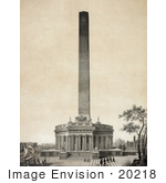 #20218 Stock Photography: The Washington Monument As Designed By Robert Mills