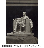 #20260 Historical Stock Photography: Model For The Statue Of Abraham Lincoln
