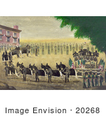 #20268 Historical Stock Photography: Funeral Car Of President Lincoln In New York On April 26th 1865