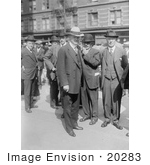 #20283 Historical Stock Photo: President Herbert Hoover Socializing