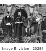 #20284 Historical Stock Photo: Herbert Hoover Rev Chas W Lyons And Sir Esme Howard