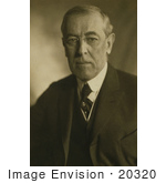#20320 American History Stock Photo Of The 28th President Woodrow Wilson