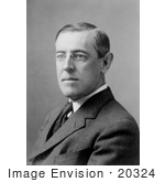 #20324 American History Stock Photo Of American President Woodrow Wilson