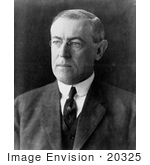 #20325 American History Stock Photo Of American President Woodrow Wilson