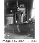 #20344 Historic Stock Photo Of William Howard Taft The 27th President Of The United States Standing