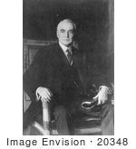 #20348 History Stock Photo Of Warren Gamaliel Harding The 29th President Of The United States
