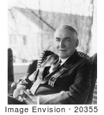 #20355 History Stock Photo Of President Warren G Harding Sitting At Elks’ National Home Bedford Virginia
