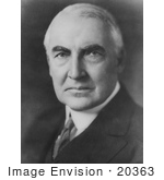 #20363 History Stock Photo Of Warren Gamaliel Harding 29th President Of The Usa