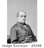 #20398 Historical Stock Photography: Hannibal Hamlin The 15th Vice President Of The Usa
