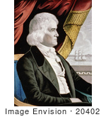 #20402 Historical Stock Photography: George M Dallas 11th Vice President Of The United States