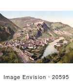 #20595 Historical Photochrome Stock Photography Of Klausen Tyrol Austria