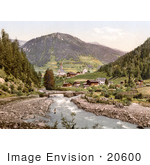 #20600 Historical Photochrome Stock Photography Of Kals Tyrol Austria