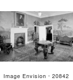 #20842 Stock Photography Of The Living Room On The Fist Floor Of The Alexander Campbell Mansion