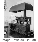 #20888 Stock Photography Of The Large Stove And Vents In The Kitchen Of The Woodrow Wilson House Washington Dc