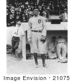 #21075 Stock Photography Of Tyrus Raymond Cobb Detroit Tigers Baseball Player