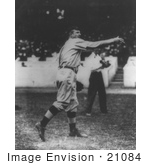 #21084 Stock Photography Of Christy Mathewson New York Giants Pitcher Throwing A Baseball
