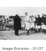 #21127 Stock Photography Of Frank Farrell Yankee President Making A Presentation To Harry Wolverton