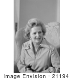 #21194 Stock Photography Of Margaret Thatcher In 1975