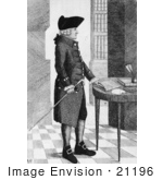 #21196 Stock Photography Of Adam Smith Standing By A Table