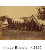 #2120 President Lincoln On Battle-Field Of Antietam