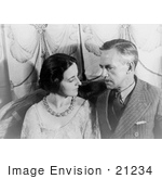 #21234 Stock Photography Of Eugene O’Neill The Playwright Seated With His Wife Carlotta Monterey O’Neill