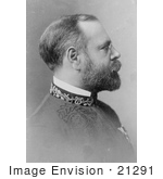 #21291 Stock Photography Of John Philip Sousa In Profile Facing Right 1900