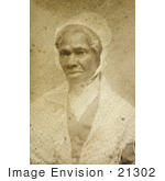 #21302 Stock Photography of Isabella Baumfree, Sojourner Truth, Wearing a Bonnet by JVPD