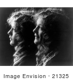 #21325 Stock Photography Of Gladys Louise Smith Known As Mary Pickford Composed Of Two Portraits