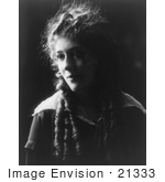 #21333 Stock Photography Of Gladys Louise Smith Known As Mary Pickford With Her Hair In Culs