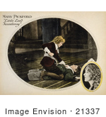 #21337 Stock Photography Of Gladys Louise Smith Known As Mary Pickford Sitting On Top Of And Preparing To Punch Francis Marion In Little Lord Fauntleroy