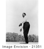 #21351 Stock Photography Of Paul Robeson Playing Baseball