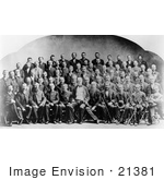 #21381 Historical Stock Photography Of William T Sherman Posed With Union Veterans Of The Civil War