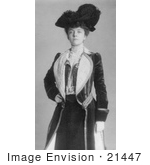 #21447 Stock Photography Of Alice Roosevelt Longworth With Her Hand On Her Hip
