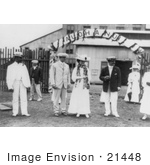 #21448 Stock Photography Of Alice Roosevelt Longworth And William Howard Taft Party Memebers In Hawaii