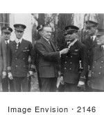 #2146 President Coolidge Congressional Medal On Commander Byrd